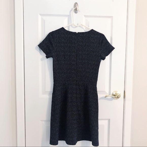 LOFT Flecked Pocket Flare Dress Petite - Picture 6 of 7